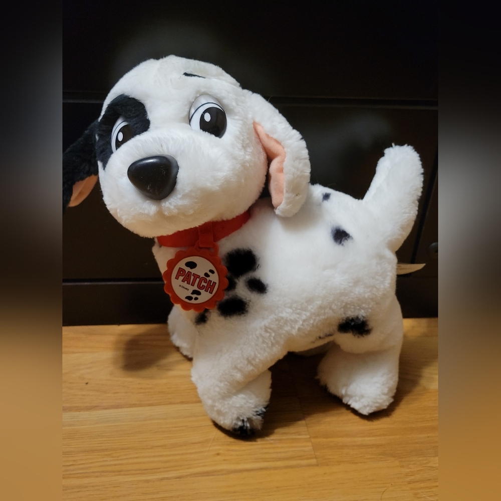 1991 Vintage Mattel 101 Dalmations PATCH Plush Stuffed Dog Toy DISNEY